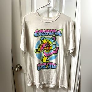 grateful dead dancing bear air brush t-shirt